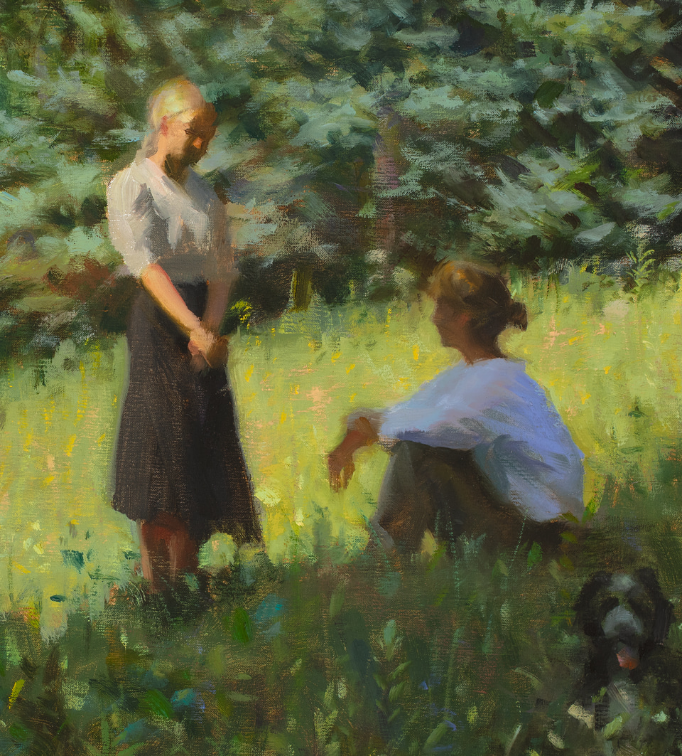 Detail of A Conversation