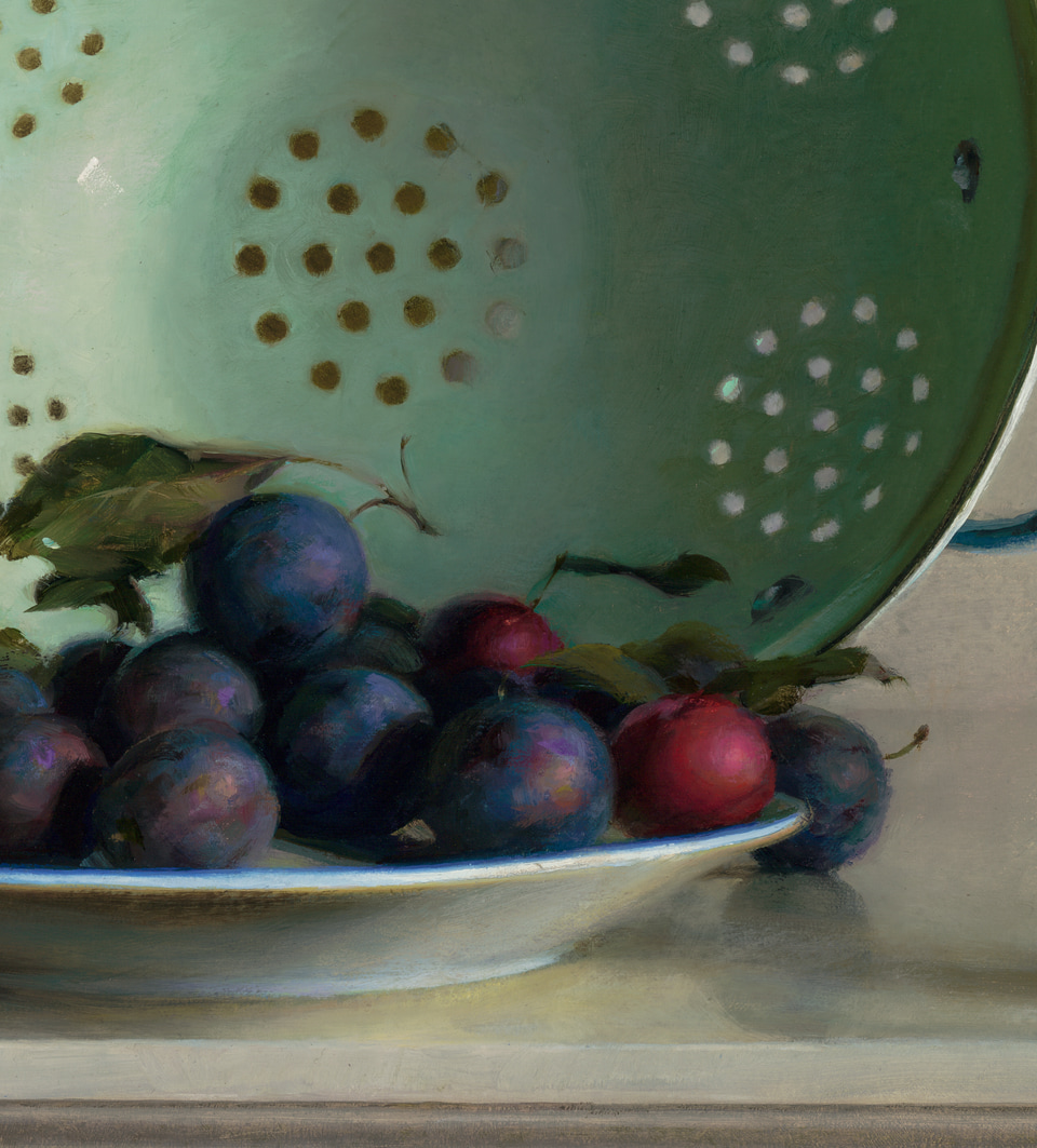 Detail of Blue Plums
