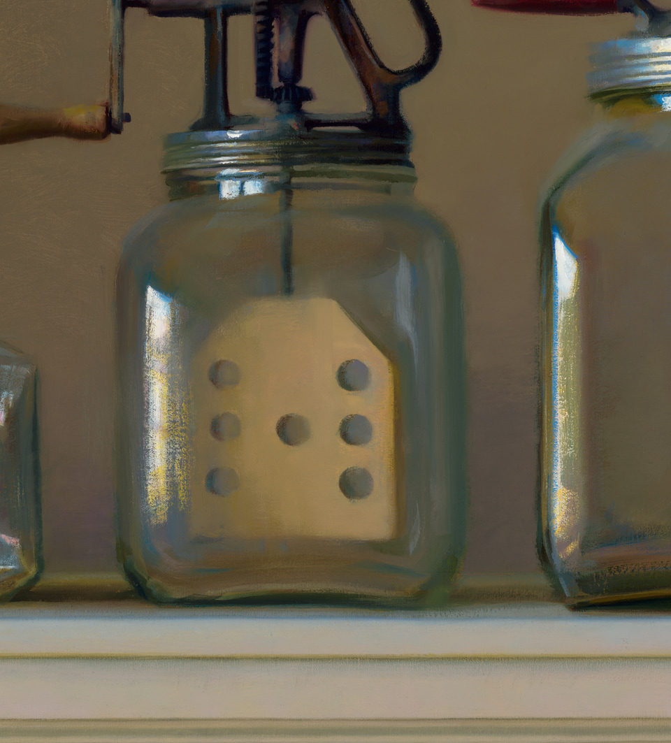 Detail of Butter Churns