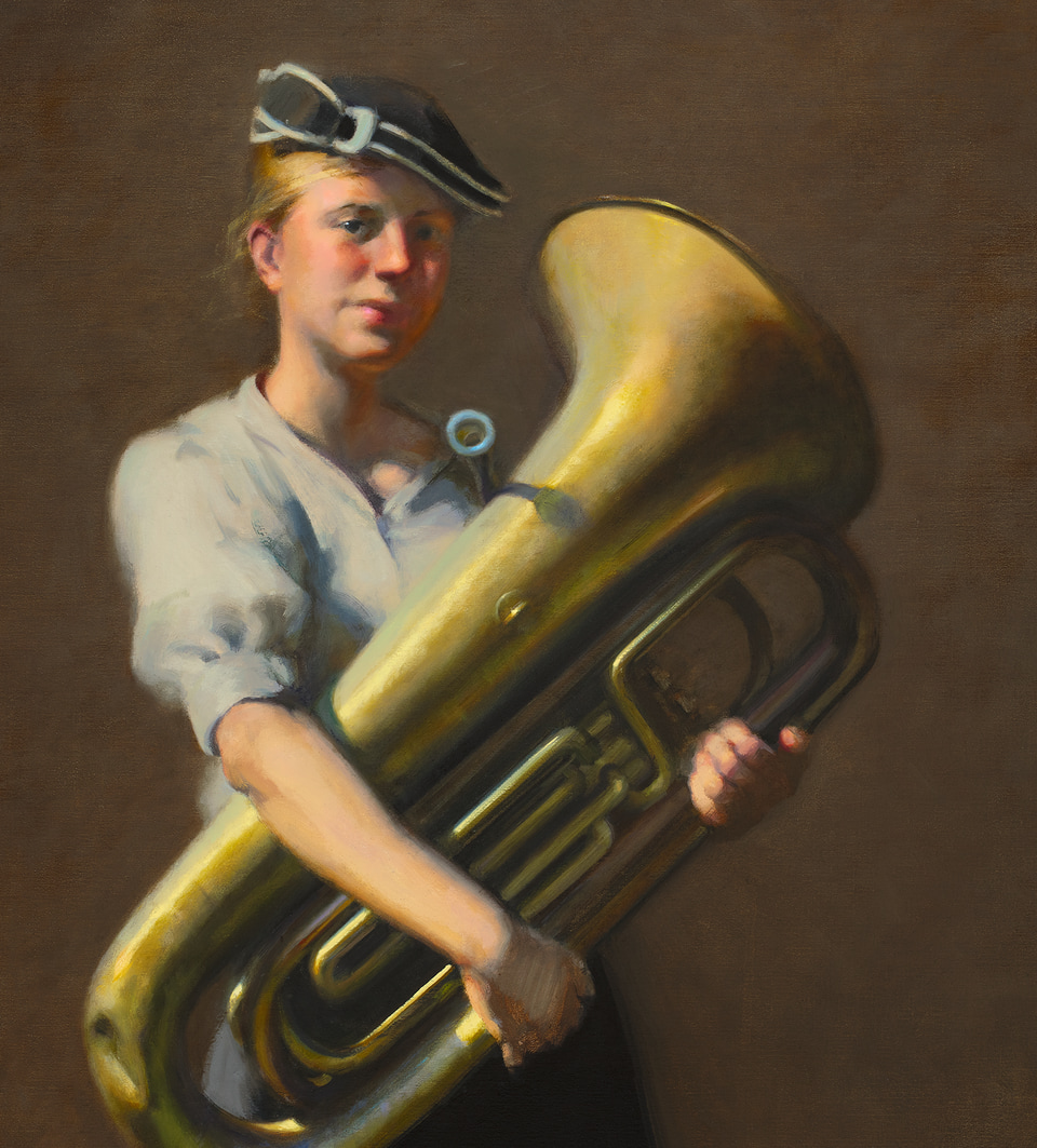 Detail of Tuba Girl