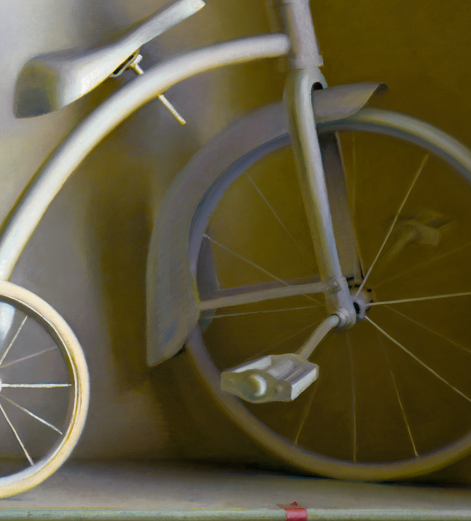 Detail of White Tricycle
