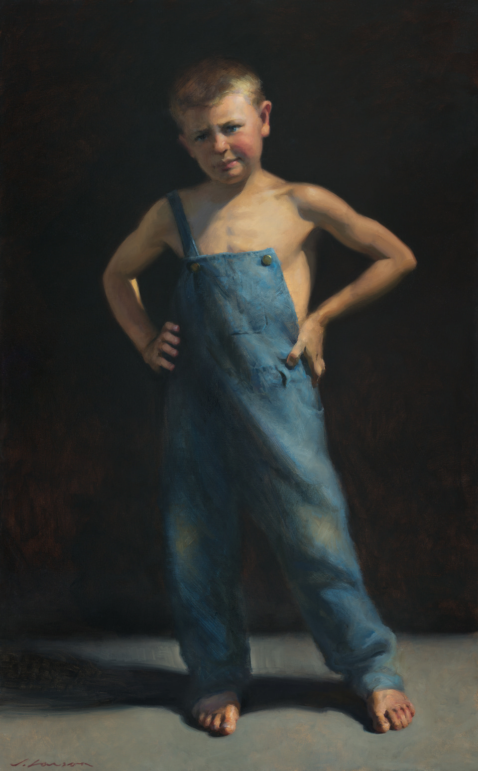Boys Will Be Boys, a painting by Jeffrey T. Larson