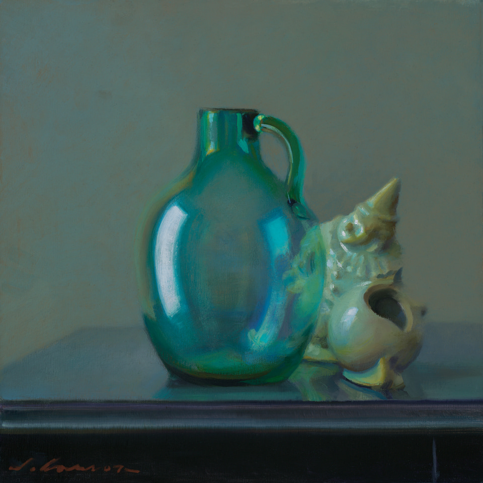 Clowns World, a painting by Jeffrey T. Larson