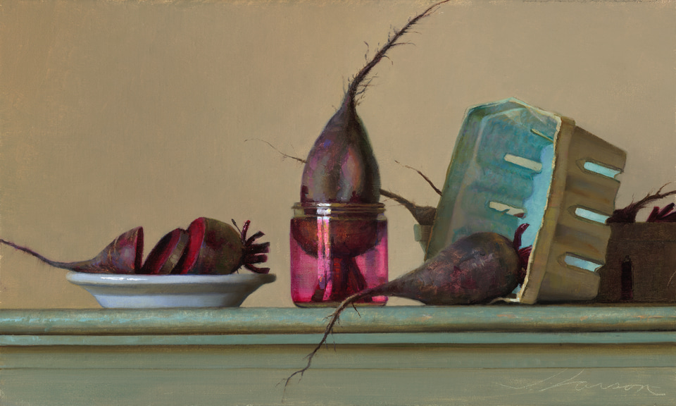 Beet Juice, a painting by Jeffrey T. Larson