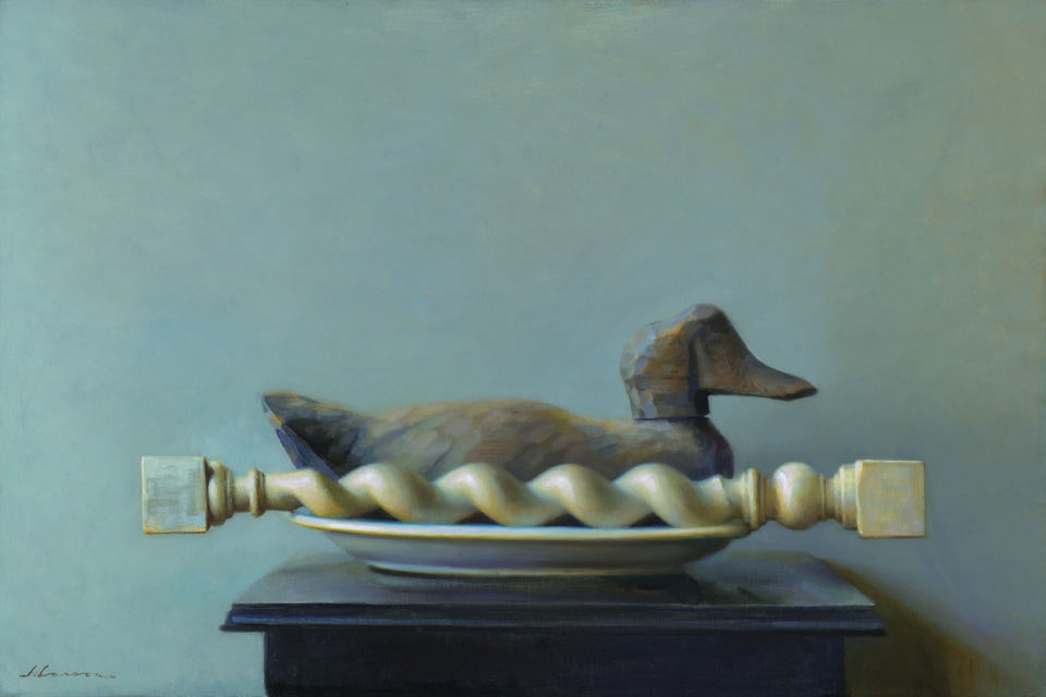 Decoy, a painting by Jeffrey T. Larson