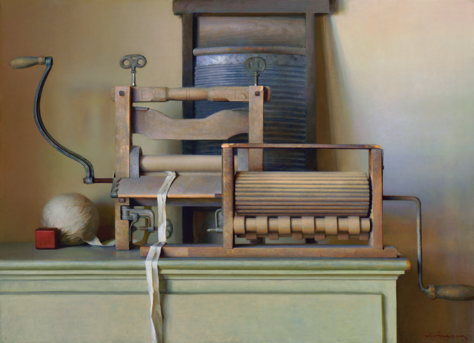 Washboards, a painting by Jeffrey T. Larson