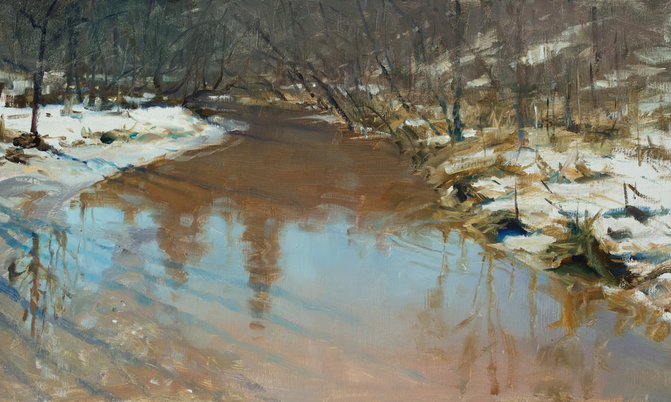 April River, a painting by Jeffrey T. Larson