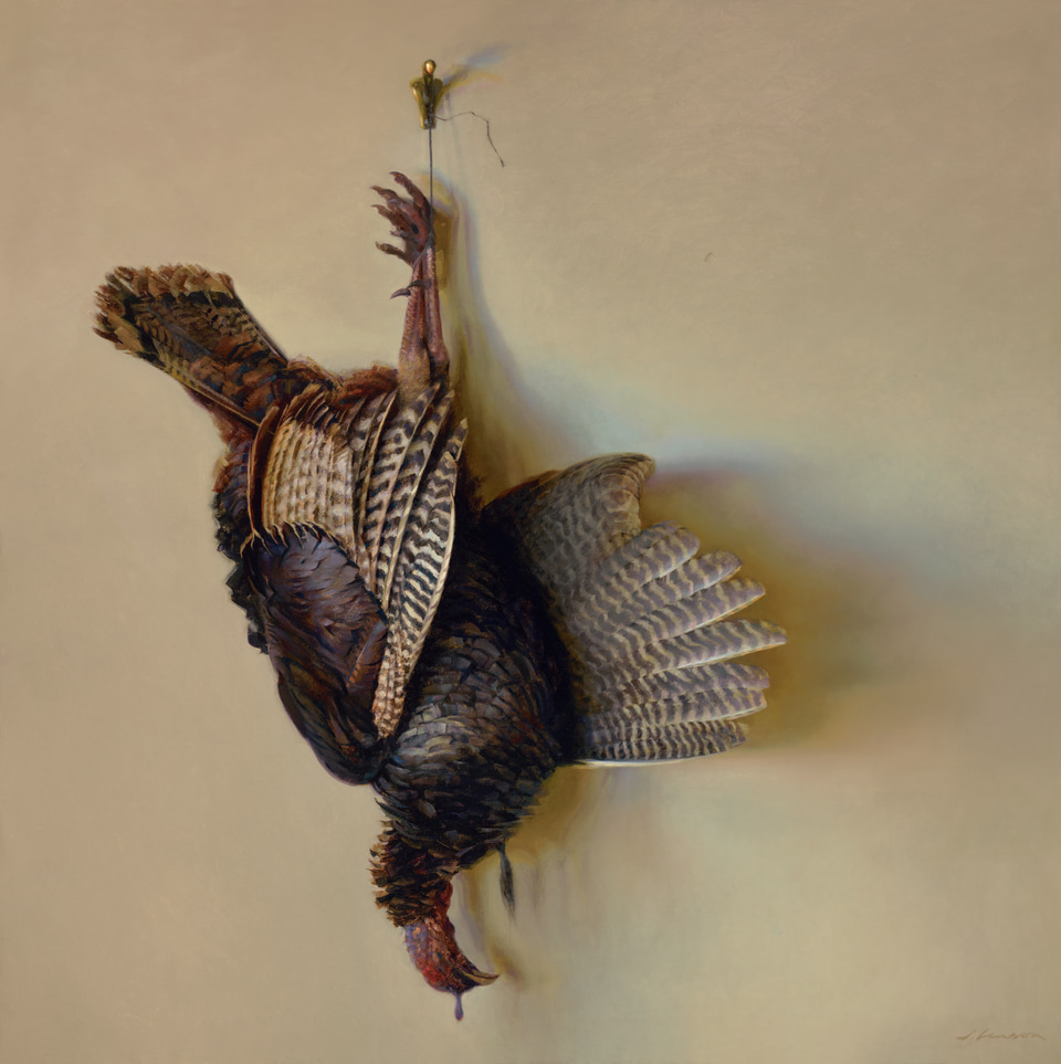 Wild Turkey, a painting by Jeffrey T. Larson