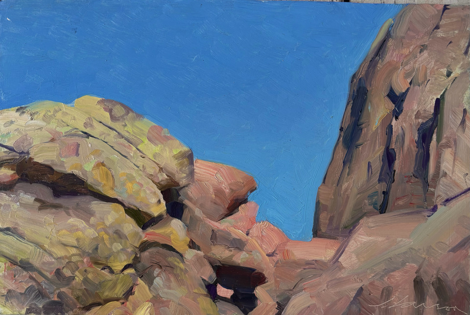 Red Rocks, a painting by Jeffrey T. Larson