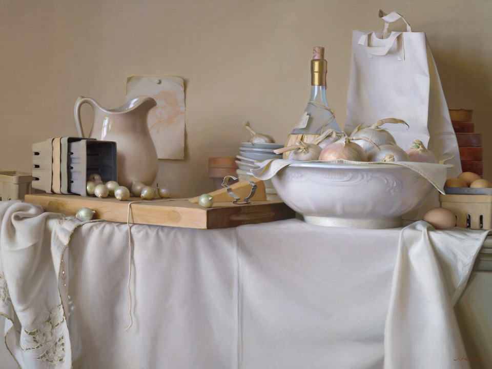 Color of White, a painting by Jeffrey T. Larson